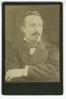 portrait photographique en buste d'Edmond Picard