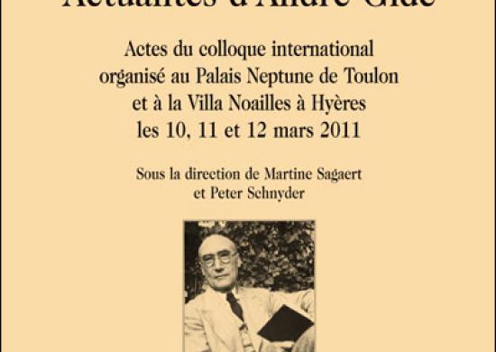 Couverture Actualités d'André Gide