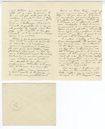 01-14-g Ch Gide à A Gide 22 sept 1902 avec enveloppe verso