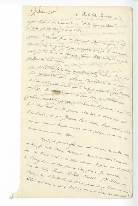 01-26-b A Gide à I Rivière 07 juil 1925 ms recto