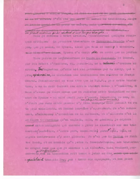 01-50-a A Gide à A Thérive 14 mai 1928 p 3