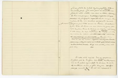 03-53-a A Gide Retour de l'URSS cahier 1 p05 verso & p06 recto