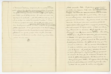03-53-a A Gide Retour de l'URSS cahier 1 p12 verso & p13 recto