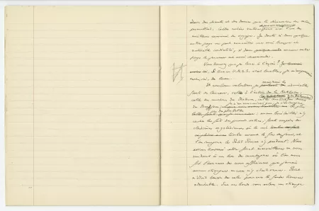 03-53-a A Gide Retour de l'URSS cahier 1 p14 verso & p15 recto