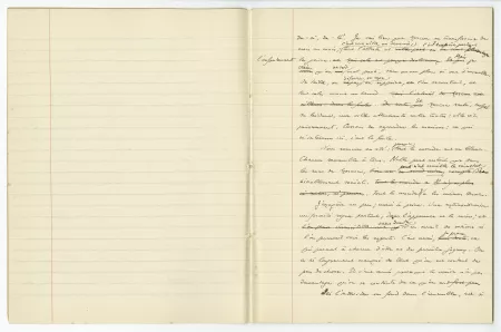 03-53-b A Gide Retour de l'URSS cahier 2 p02 verso & p03 recto