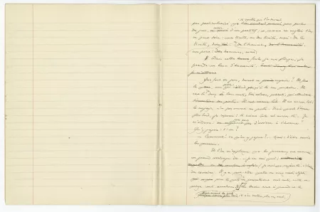 03-53-b A Gide Retour de l'URSS cahier 2 p03 verso & p04 recto