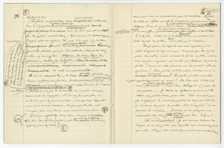 03-53-b A Gide Retour de l'URSS cahier 2 p05 verso & p06 recto