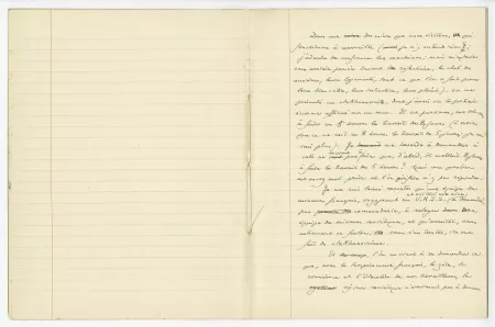 03-53-b A Gide Retour de l'URSS cahier 2 p08 verso & p09 recto