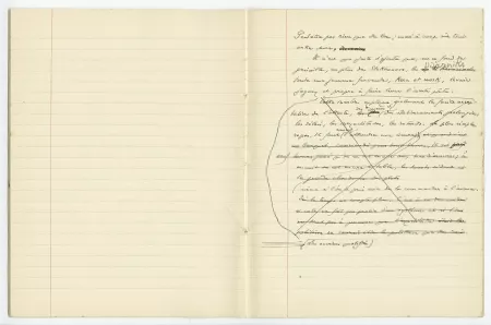 03-53-b A Gide Retour de l'URSS cahier 2 p09 verso & p10 recto