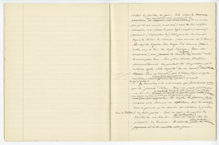 03-53-b A Gide Retour de l'URSS cahier 2 p12 verso & p13 recto