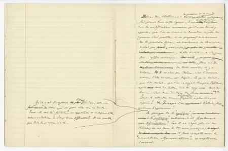 03-53-c A Gide Retour de l'URSS cahier 3 p08 verso & p09 recto