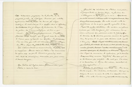 03-53-c A Gide Retour de l'URSS cahier 3 p09 verso & p10 recto