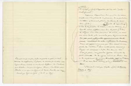 03-53-c A Gide Retour de l'URSS cahier 3 p11 verso & p12 recto