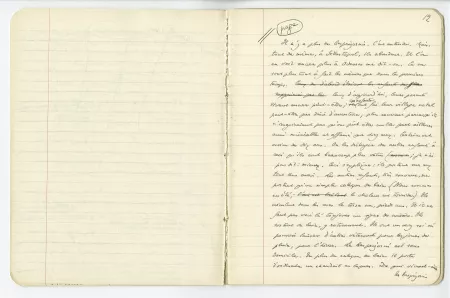 03-54-a A Gide Retour de l'URSS cahier 5 p11 verso & p12 recto
