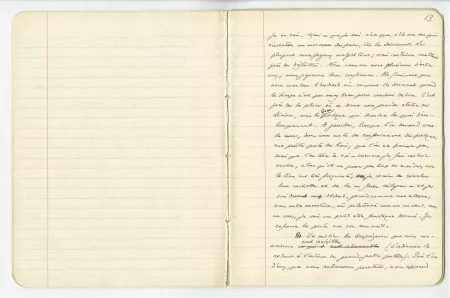 03-54-a A Gide Retour de l'URSS cahier 5 p12 verso & p13 recto