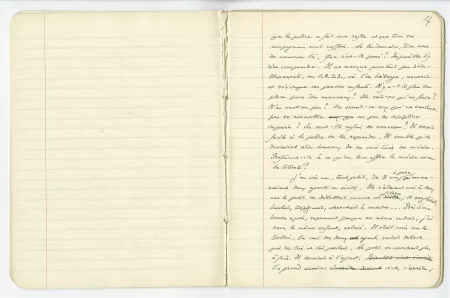 03-54-a A Gide Retour de l'URSS cahier 5 p13 verso & p14 recto