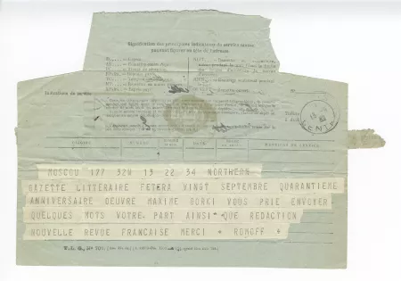 03-55-b S Romoff à A Gide 13 sept 1932 recto