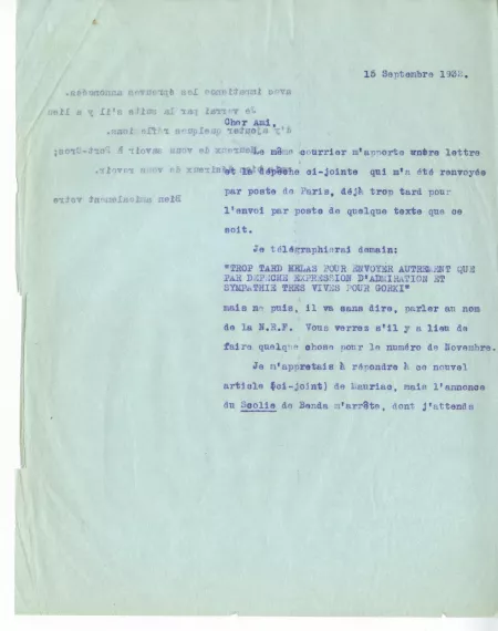 03-55-d A Gide à S Romoff 15 sept 1932 recto