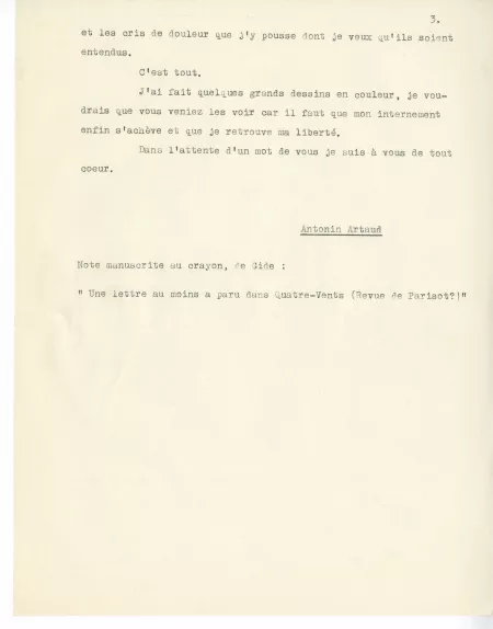 04-08-h A Artaud à A Gide 22 février 1946 p3
