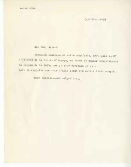 04-08-i A Gide à A Artaud oct 1932