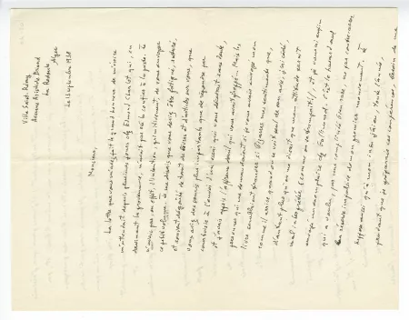 04-10-b J Hytier à A Gide 13 sept 1938 p1 recto