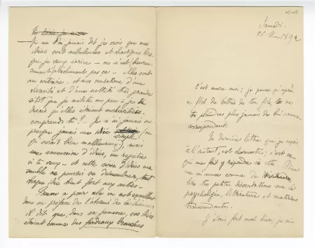 05-08-g A Gide à J Gide 26 mars 1892 p1 recto
