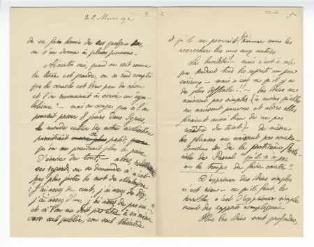 05-08-g A Gide à J Gide 26 mars 1892 p2 recto