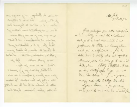 05-08-q A Gide à J Gide 19 mars 1892 p1 recto