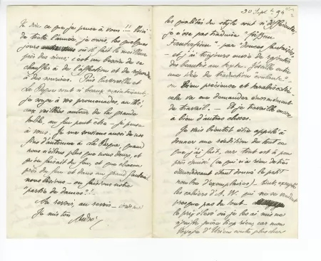 05-11-ab A Gide à J Gide 30 sept 1894 p2 recto