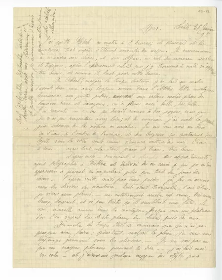 05-12-l A Gide à J Gide 28 janv 1895 p1 recto