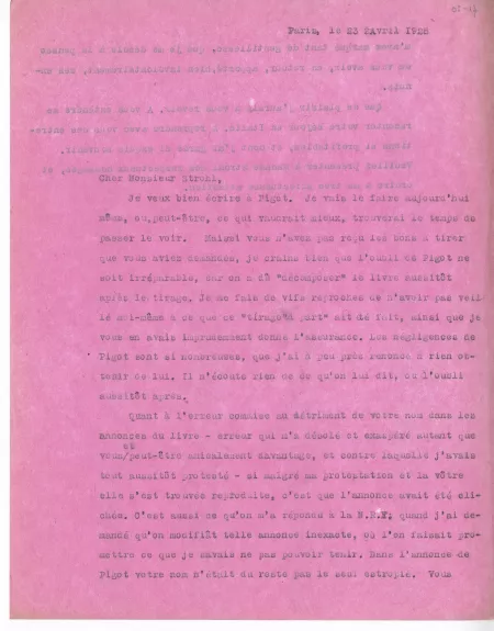 05-17-a A Gide à J Strohl 23 avril 1928 recto