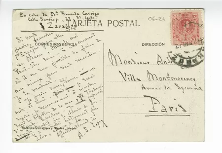 06-24-d Saint John Perse à A Gide 17 mars 1913 recto