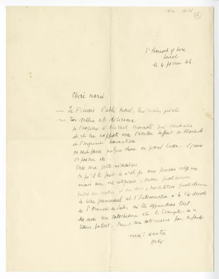 06-25-b M Jacob à M Laurencin 04 fév 1944