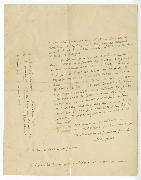06-25-c M Jacob à M Laurencin 02 fév 1944 verso