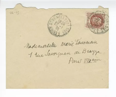 06-25-d M Jacob à M Laurencin 27 janv 1944 enveloppe