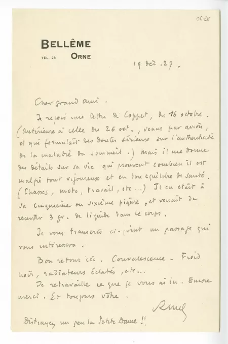 06-28-c R Martin du Gard à A Gide 19 déc 1927 p1