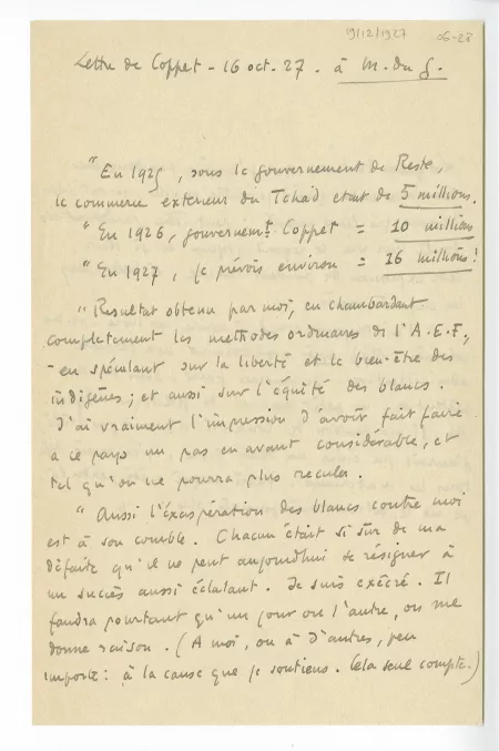 06-28-c R Martin du Gard à A Gide 19 déc 1927 p2 recto