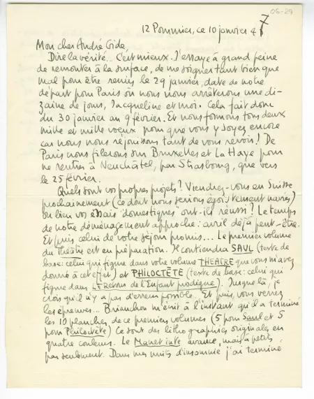 06-29-g Heyd à Gide 10 janv 1947 recto
