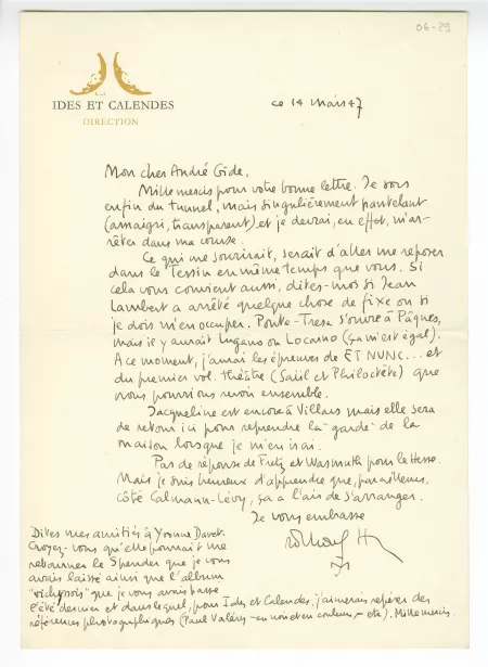 06-29-j Heyd à Gide 14 mars 1947