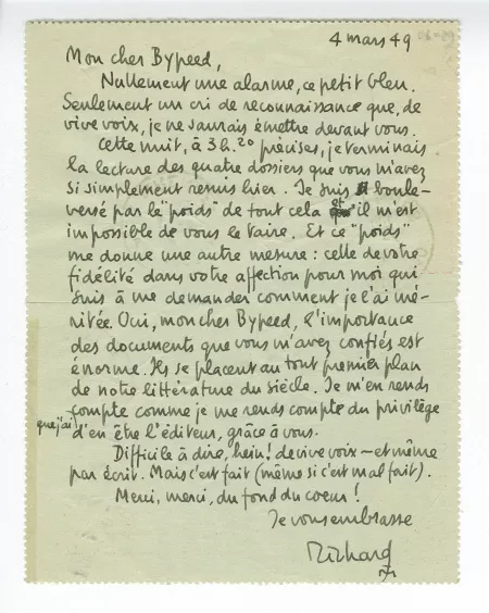 06-29-n Heyd à Gide 04 mars 1949 recto