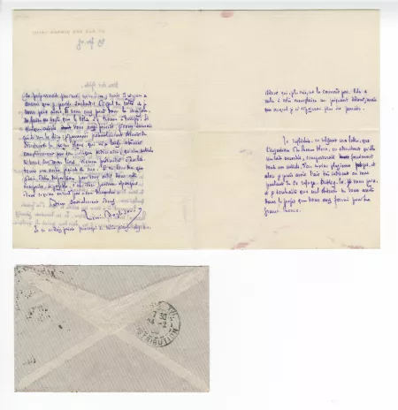 06-50-c R Boylesve à A Gide 23 fév 1908 & enveloppe verso