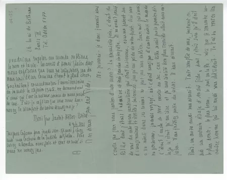 06-55-c M Saint-Hélier à A Gide 1944 p1 recto