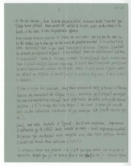 06-55-c M Saint-Hélier à A Gide 1944 p2 recto