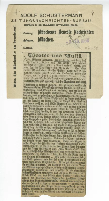 06-58-b Roi Candaule Münchener Neueste Nachrichten 03 fév 1906