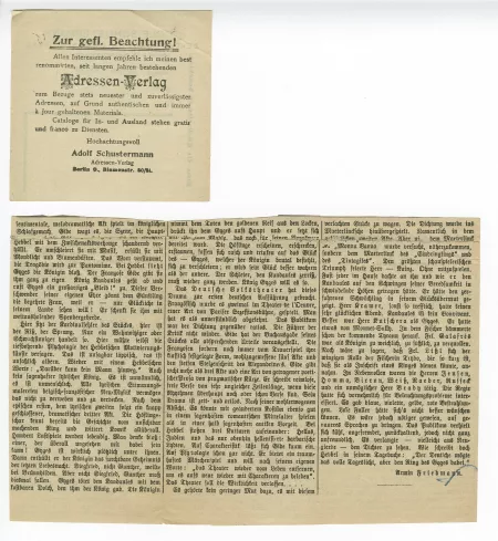 06-58-b Roi Candaule Wiener Zeitung 29 janv 1906 verso