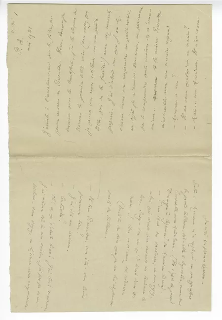 06-90-b A Gide P.A. sur P Adam mai 1921 p1 recto