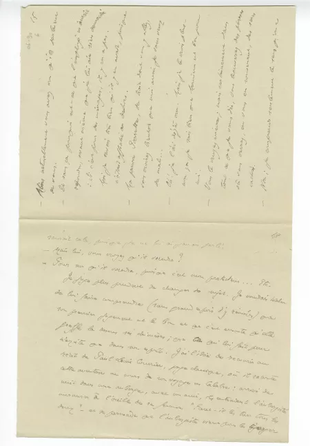 06-90-b A Gide P.A. sur P Adam mai 1921 p6 recto