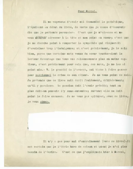 07-07-a A Gide Pour Marcel & Fargue par Larbaud & La Dame de Compagnie dactylo p1