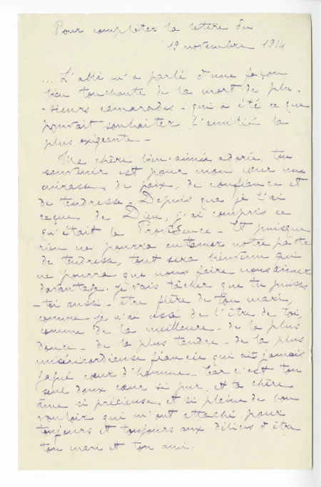 14-04-a P-D Dupouey journal & lettres récopié par M Dupouey 19 sept 1914
