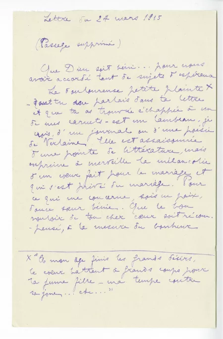 14-04-a P-D Dupouey journal & lettres récopié par M Dupouey 27 mars 1915 p1